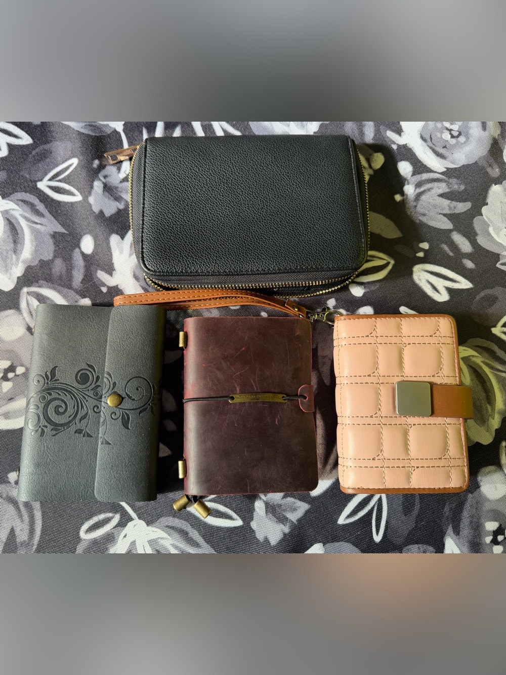 Notebook Bundle — Black, Brown, Blush, gray — Bundle of 4